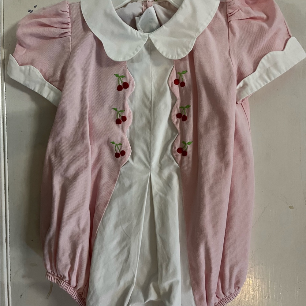 Pink cherry bloomer w collar